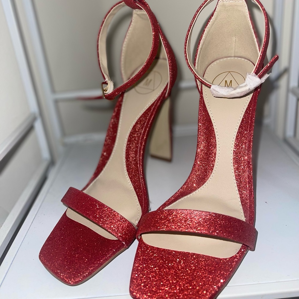 Glitter burnt orange Heels